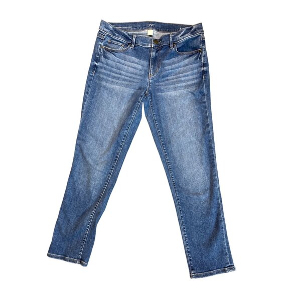 LOFT Denim - LOFT Outlet Womens Modern Crop Jeans Size 6 Mid-Rise Medium Wash